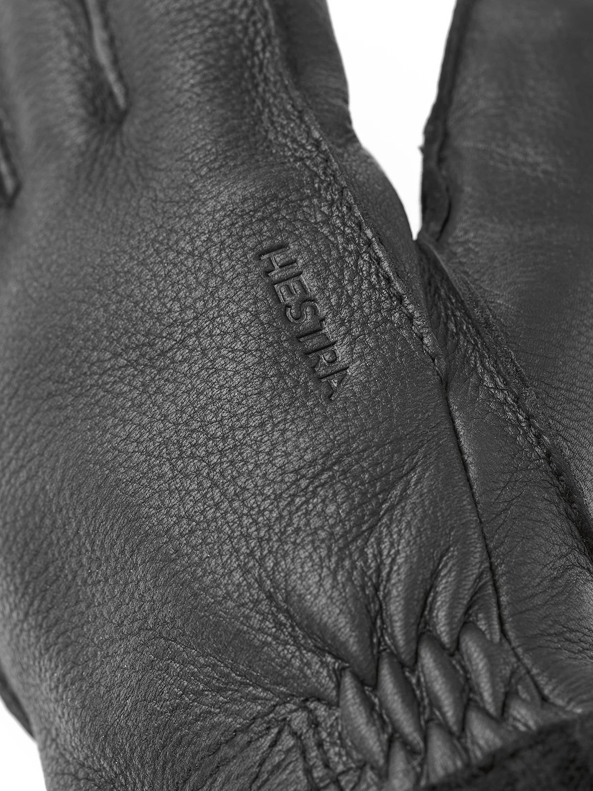 Hestra Deerskin Primaloft Rib - Black 2 Hestra Deerskin Primaloft Rib - Black - Image 2