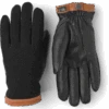 Hestra Deerskin Wool Tricot - Black
