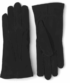 Hestra Hairsheep Suede Handsewn Cashmere - Black