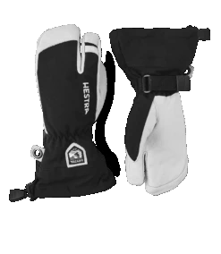 Hestra Army Leather Heli Ski Jr. 3-finger - Black