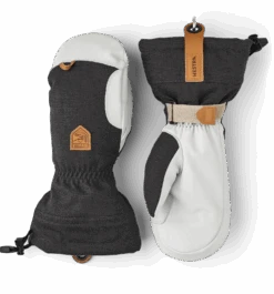 Hestra Army Leather Patrol Gauntlet Mitt - Charcoal