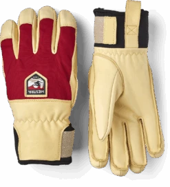 Hestra Sarek Ecocuir 5-finger - Red