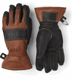 Hestra Fält Guide Glove 5-finger - Brown & Black
