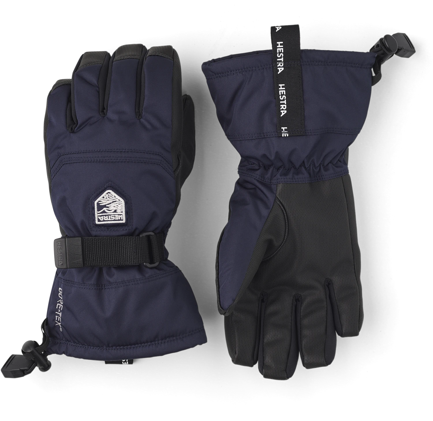 Hestra Gore-Tex Gauntlet Jr. 5-finger - Dark Navy 1 Hestra Gore-Tex Gauntlet Jr. 5-finger - Dark Navy