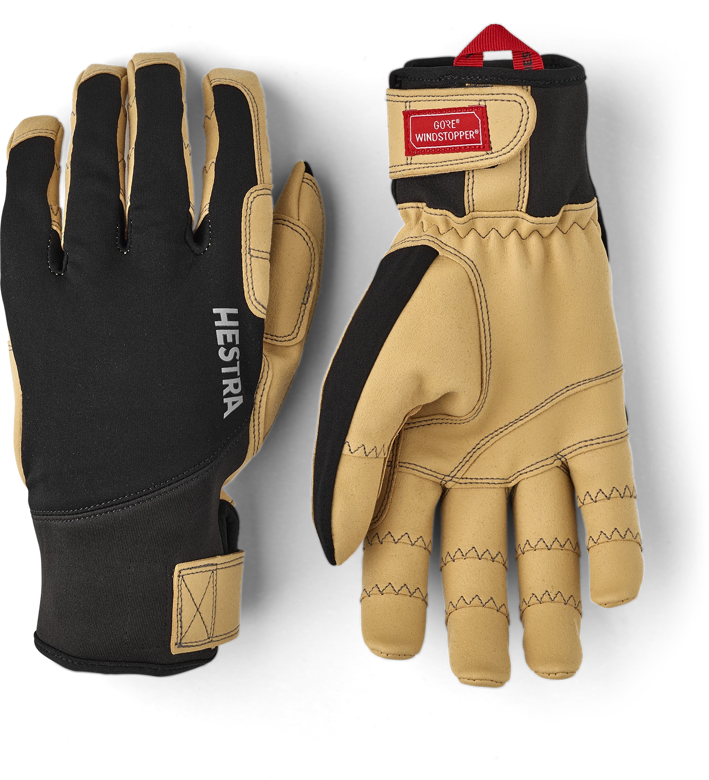 Hestra Ergo Grip Tactility 5-finger - Black 1 Hestra Ergo Grip Tactility 5-finger - Black