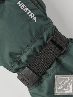 Hestra Gauntlet CZone Jr. 5-finger - Bottle Green & Black -Hestra Sale Store 557 2fcf2758e0 32530 880100 6 original