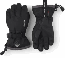 Hestra Gauntlet CZone Jr. 5-finger - Black & Graphite