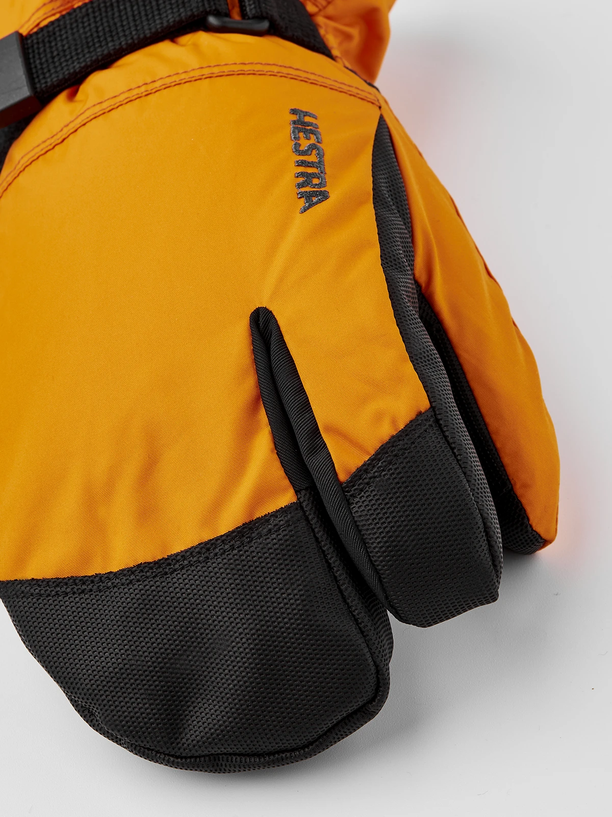 Hestra Gauntlet CZone Jr. 3-finger - Orange & Graphite 3 Hestra Gauntlet CZone Jr. 3-finger - Orange & Graphite - Image 3