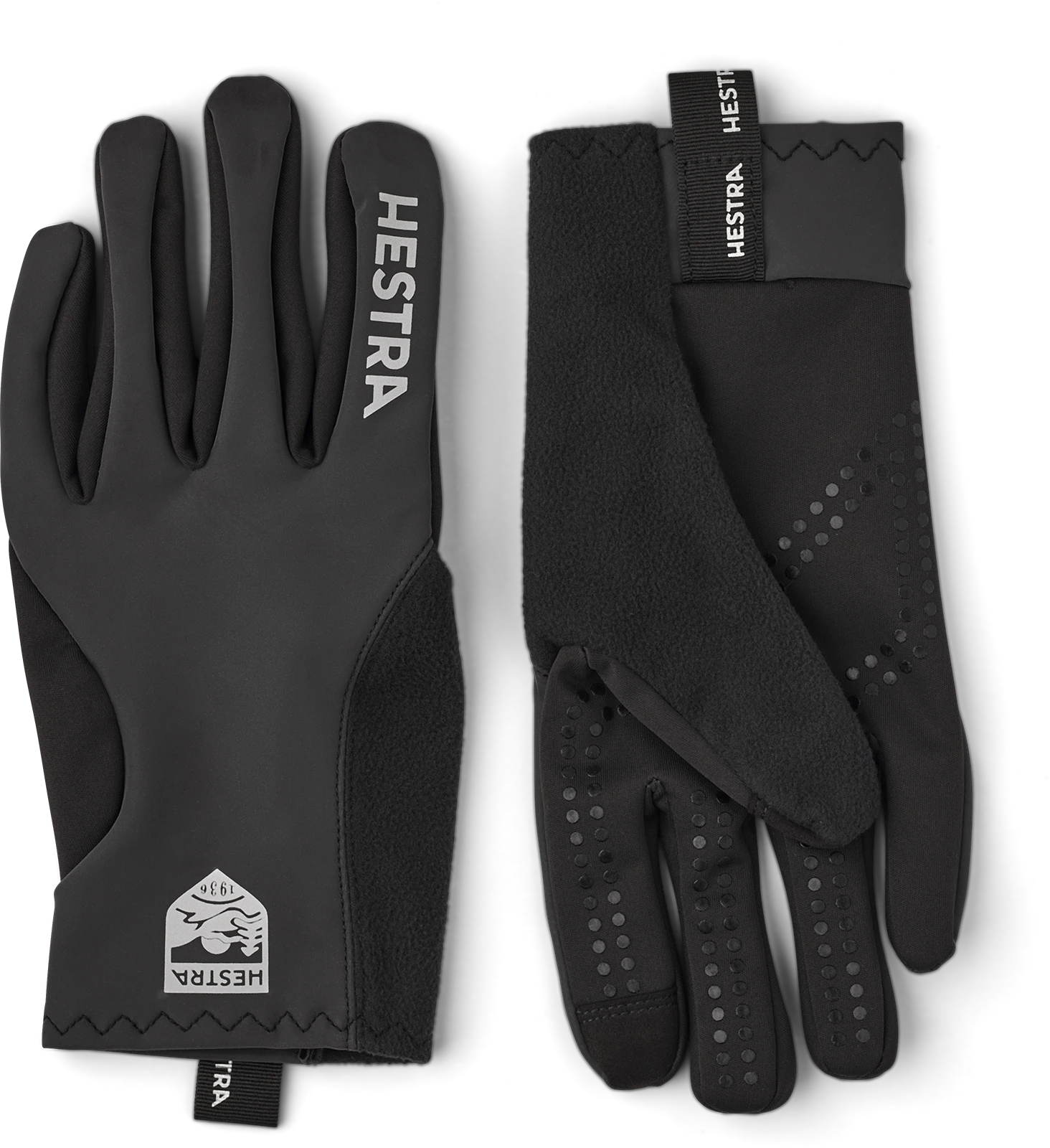Hestra Runners All Weather 5-finger - Dark Grey 1 Hestra Runners All Weather 5-finger - Dark Grey
