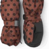 Hestra Baby Zip Long Mitt - Brown Print