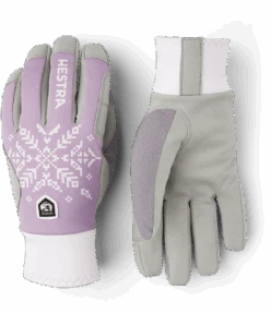 Hestra Women´s XC Primaloft 5-finger - Syringa Print