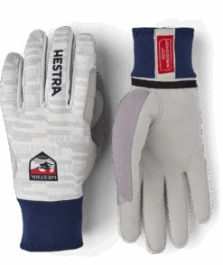 Hestra Windstopper Active Grip 5-finger - Offwhite Print
