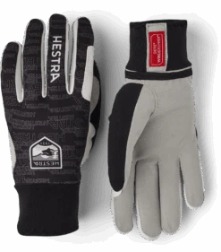 Hestra Windstopper Active Grip 5-finger - Black Print
