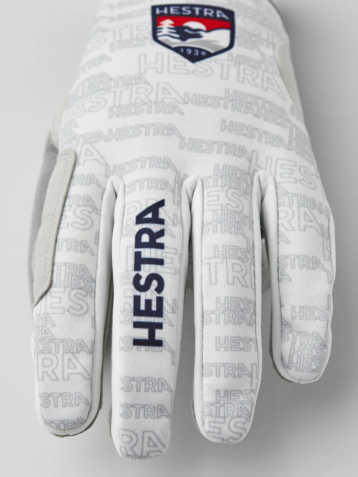 Hestra Windstopper Active Grip 5-finger - Offwhite Print 3 Hestra Windstopper Active Grip 5-finger - Offwhite Print - Image 3