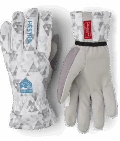 Hestra Windstopper Touring 5-finger - Offwhite Print