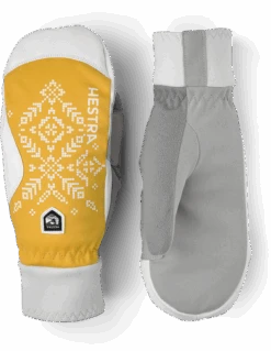 Hestra Women´s XC Primaloft Mitt - Yellow Print
