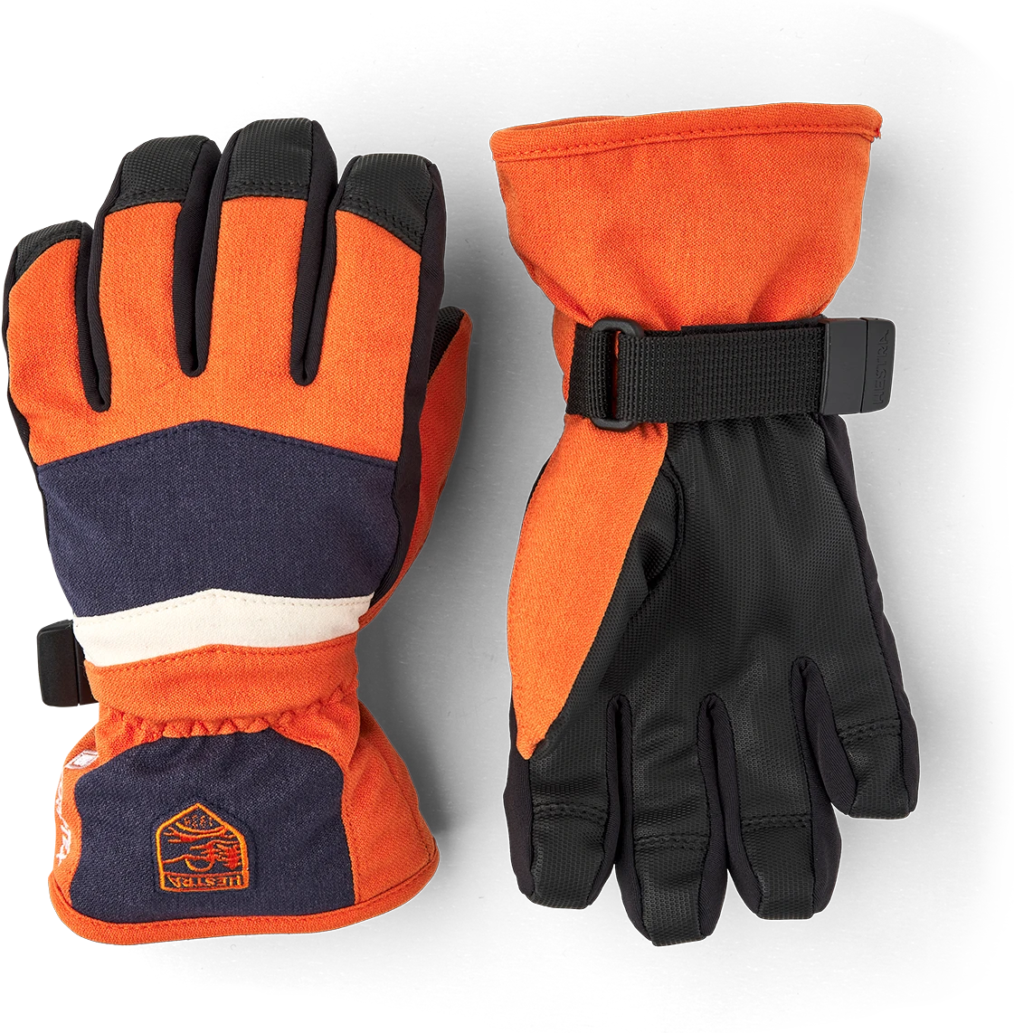 Hestra Gore-Tex Atlas Jr 5-finger - Brick Red 1 Hestra Gore-Tex Atlas Jr 5-finger - Brick Red