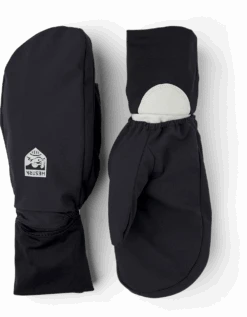 Hestra Tactility Pull Over 5-finger - Black & Light Grey