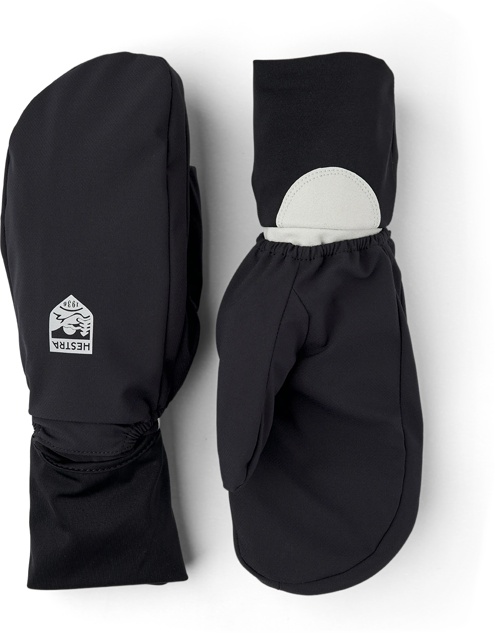 Hestra Tactility Pull Over 5-finger - Black & Light Grey 1 Hestra Tactility Pull Over 5-finger - Black & Light Grey