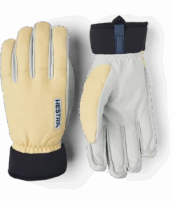 Hestra Army Leather Wool Terry 5-finger